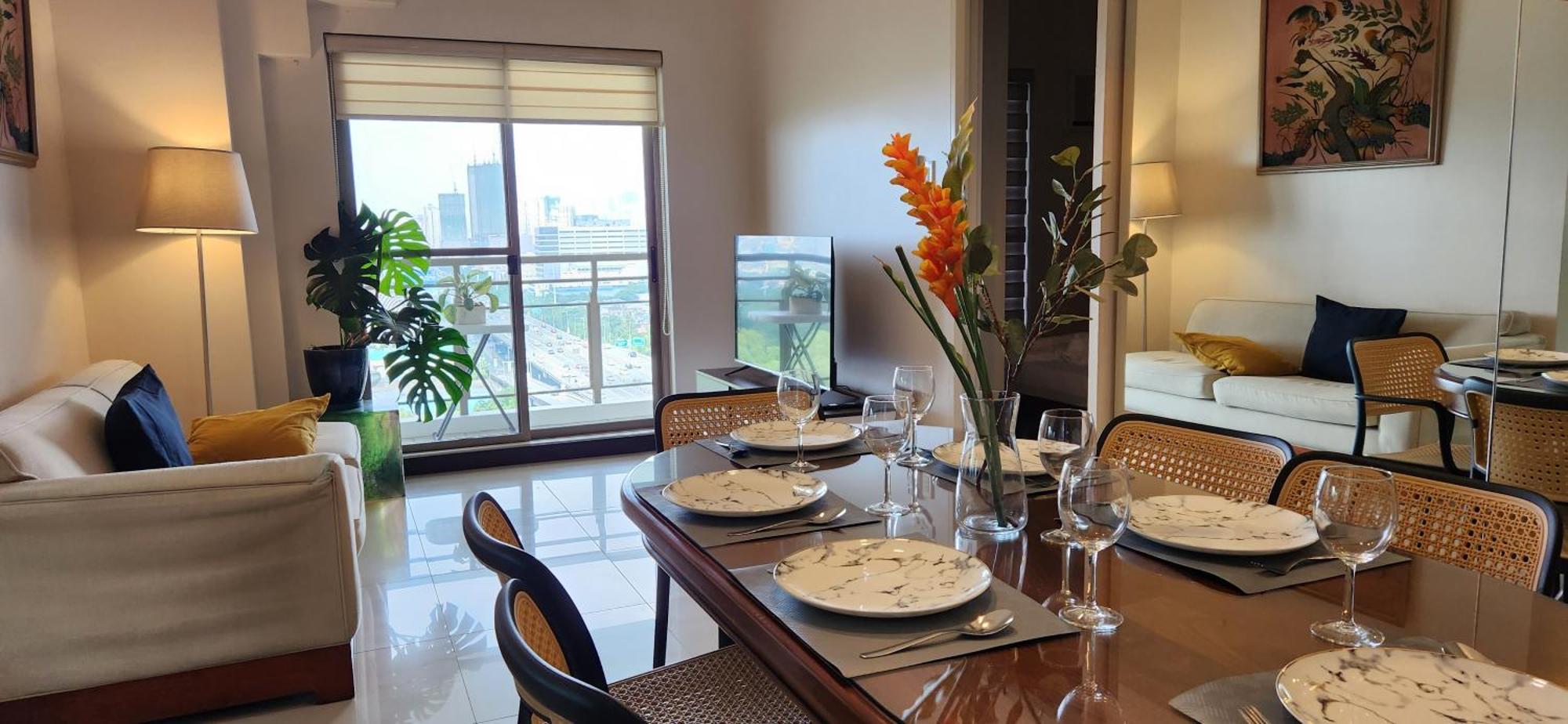 Casa Antonio At Fairway Terraces Family Penthouse 2Br Wi-Fi Nr Golf, Airport, Fort Bgc Manille Extérieur photo